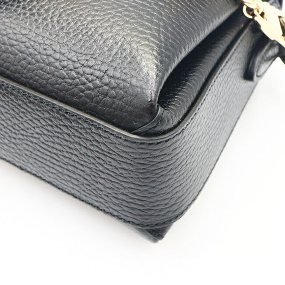 Gucci Interlocking G Chain Shoulder Bag Black - Picture 8 of 12